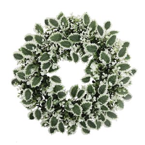 Magideal - Corona De Navidad Artificial Para Puerta Delantera, Corona De Eucalipto, Adornos Navideños, Corona De Otoño Para Exteriores, Ventana Interior, Pared, Estilo E