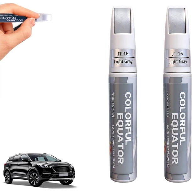 Bolígrafos retoque pintura coche 2 uds reparación arañazos profesional automotriz secado rápido fácil