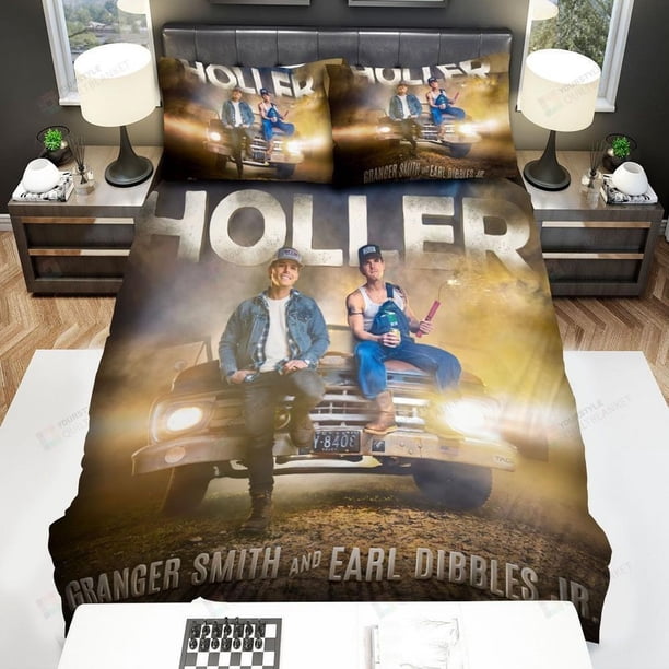 Granger Smith - Holler Song Quilt Duvet Cover Set Pillow Cases3-Piece Bedding Set (1 Duvet Cover + 2 Pillow Shams)
