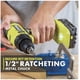 thumbnail image 3 of Taladro/destornillador RYOBI ONE+ 18 V inalámbrico 1/2 pulgada PCL206B, 3 of 8