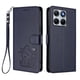 thumbnail image 1 of Motorola Edge 70 Fusion Funda Billetera con Estampado de Gato, Azul, 1 of 6