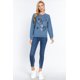 thumbnail image 4 of Top Tipo Jersey de Felpa Francesa con Lentejuelas, 4 of 5