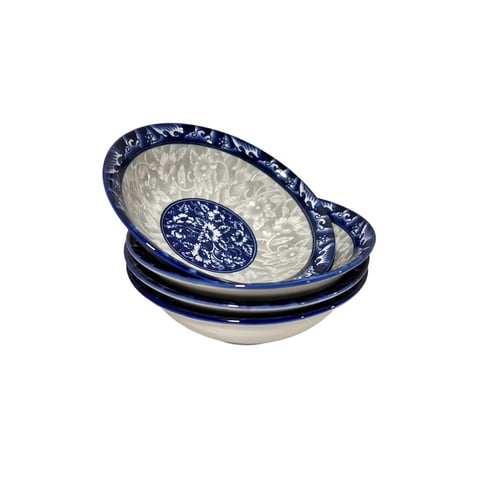 Oem - Pack 4 Plato Bowl Sopero Decorativo Diseño Asiatico Flores