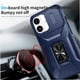 thumbnail image 5 of Funda Armada para iPhone 17 con Tapa Deslizante y Soporte Magnético Giratorio Azul, 5 of 5
