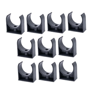 Magideal - Clips De Tuberías De Pvc De 10 Piezas Clips, Accesorios Fáciles De Usar Por Soporte De Tuberías Tubos De Tubería Profesional Hebillas, Clips De Tuberí Diámetro Interno 40 Mm