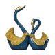 thumbnail image 4 of Lovely Swan Lover Estatua Estatuillas De Animales Interior Kid Room Home Decor Azul, 4 of 5