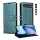 thumbnail image 1 of Premium Wallet Case for iPhone 17 Air with Card Slots & Kickstand, Flip Cover Green, 1 of 6