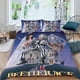 thumbnail image 2 of Beetlejuice Conjunto de sábanas temático, trío de piezas, cómodo y amigable con la piel, diseño único, regalo de decoración para el hogar para familiares, amigos y fans,135cm *200cm, 2 of 6
