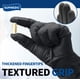 thumbnail image 3 of Guantes de nitrilo Supmedic desechables, sin polvo, negros, XL, 3 of 9