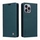 thumbnail image 1 of Funda Billetera de Cuero para iPhone 16 Pro Max con Tarjetero y Soporte - Tapa Magnética Azul, 1 of 6