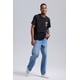 thumbnail image 4 of Jeans Hombre Baggy Western Azul Retro, 4 of 4