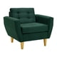 thumbnail image 2 of Sofa Bote 1c Felpa 01 Verde Botella, 2 of 6