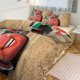 thumbnail image 1 of Cartoon Cars Lightning McQueen Friend Boys Room Decor Size Bedding Set for Kids 3 Piece Bedding, 1 of 5