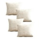 thumbnail image 2 of Pack De 4 Fundas De Cojin Chenille Blanco, 2 of 3