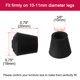 thumbnail image 2 of Uxcell Tapón de Goma para Piernas Protector de Pies de Muebles 10mm 3/8" Diámetro Interno 16Pcs, 2 of 7