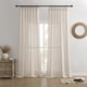 thumbnail image 1 of Cortinas Joydeco de Lino Semitransparentes 213 cm Rosa Beige 2 Paneles, 1 of 7