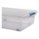 thumbnail image 5 of Pack 4 Caja Organizadora 36lts Wenco C/ Ruedas 77x39x16cm Transparente 36l Wenbox, 5 of 5