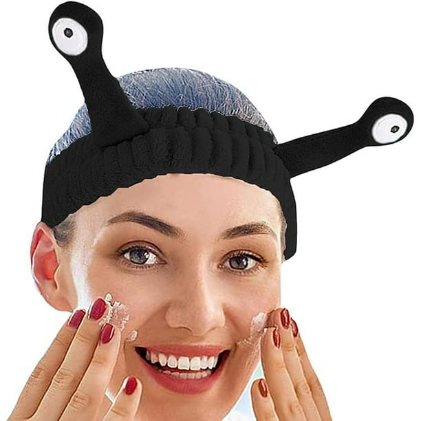 Cinturón de cabeza de caracol, cinturón de cabeza de lavado facial, 1 cinturón de pelo de coral de caracol de dibujos animados, con elasticidad, suavidad y durabilidad, uso cómodo