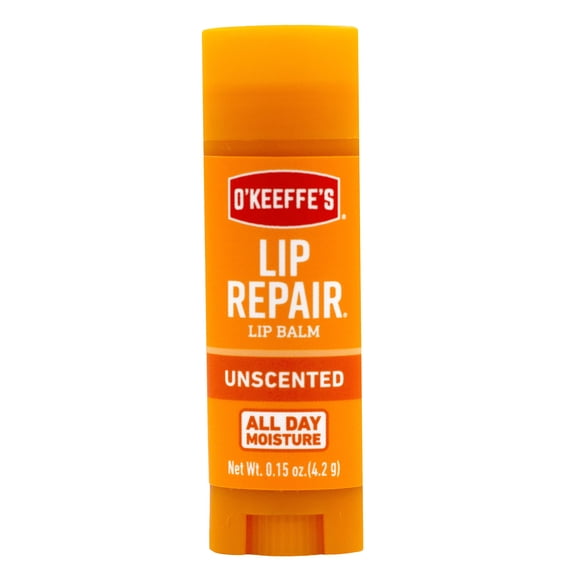 Bálsamo labial sin perfume O'Keeffe's Lip Repair para labios secos (1 paquete)