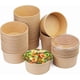 thumbnail image 1 of Envase Bowl Kraft Con Tapa Pet 1000ml (50 Unidades), 1 of 5