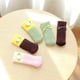 thumbnail image 2 of Daycount® - 8 fundas de punto para patas de silla, mesa, muebles, protectores de suelo, color marrón, 2 of 6