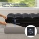 thumbnail image 4 of Sobrecolchón ELEMUSE King negro, grueso tipo pillow‑top, 4 of 7