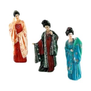 Magideal - Figuras En Miniatura 1:64, Colección De Esculturas Chinas, Juguete En Miniatura De Simulación, Estatua De Muñeca Antigua De China Para Decoración De Estilo A