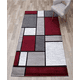 thumbnail image 2 of Alfombra 160x200cm Cuadros Burdeos Delgada Wym, 2 of 3