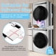 thumbnail image 5 of Kit de apilamiento para lavadora/secadora Kiss Core Universal con placa deslizante, 5 of 6