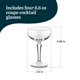 thumbnail image 3 of Vasos de cóctel Libbey 240 ml, juego de 4, estilo vintage, 3 of 9