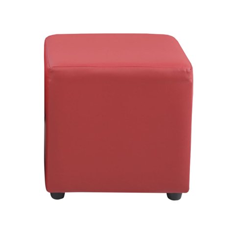 Bodevir - Pouf Cali 1C Pu 30 Rojo