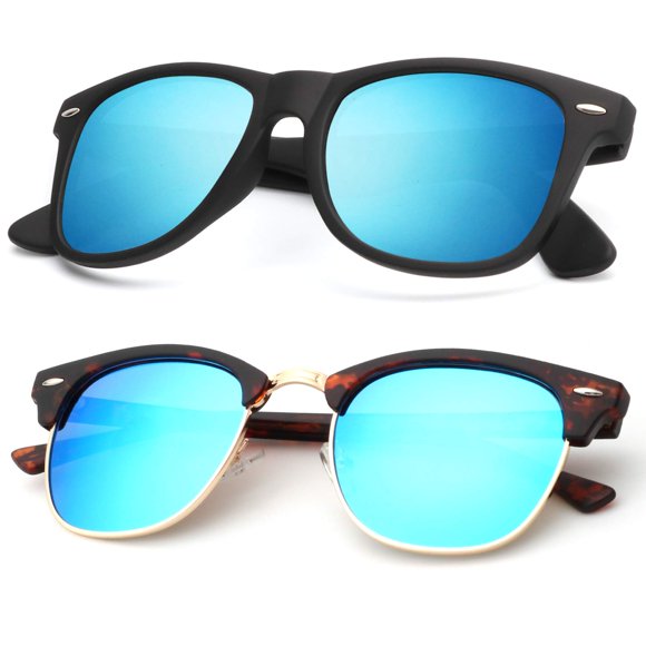 Gafas de sol KALIYADI polarizadas semisin montura que bloquean los rayos UV