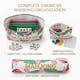 thumbnail image 3 of Set de bolsas para mahjong VEylixion de 3 piezas, tote de lona organizador, 3 of 8