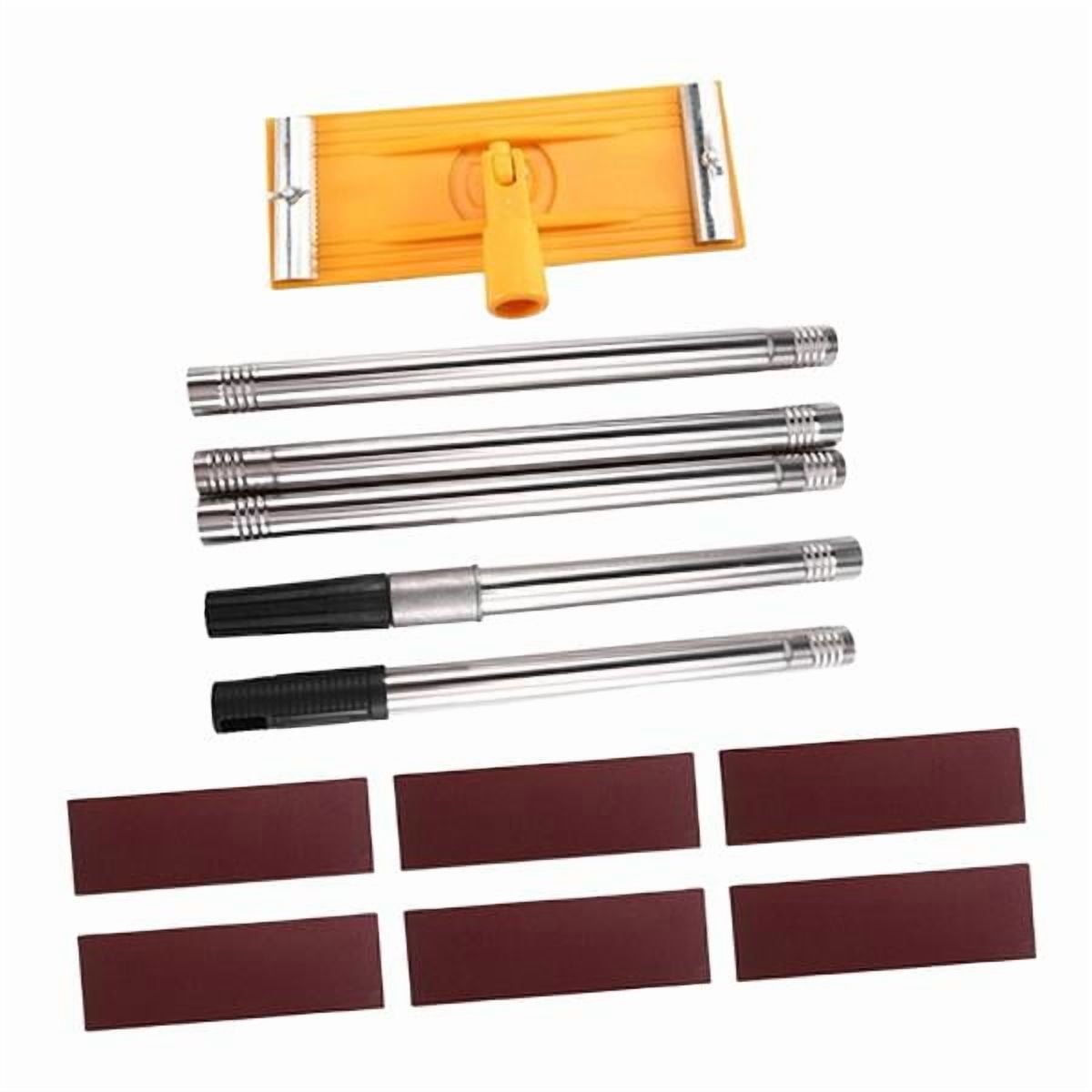 Magideal - Lijadora Para Paneles De Yeso, Lijadora De Cubiertas Con Papel De Lija, Rotación De 360 Grados, Manual De Preparación De Pintura, Disco Para Lijar P