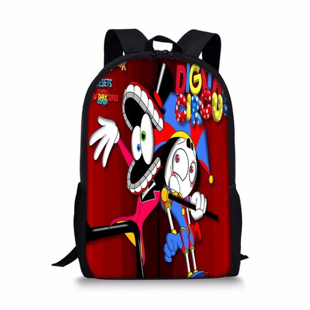 DIGITAL CIRCUS Primary And Secondary School Student Backpacks Sports Backpacks Boys And girls Cartoon Backpacks Children's Toy
