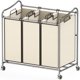 thumbnail image 1 of Clasificador de ropa sucia Simple Houseware, resistente, 3 bolsas cromadas, 1 of 7