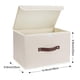 thumbnail image 2 of Cajas de almacenamiento plegables TYEERS con tapas, paquete de 3 unidades, almacenamiento de tela, 2 of 7