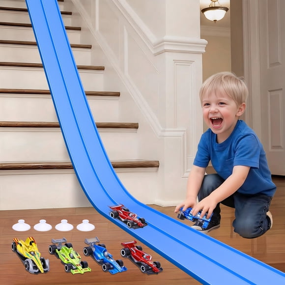 Pista de carreras flexible FUTESI 4,5 m, para coches 1/64