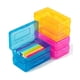 thumbnail image 1 of Cajas de lápices Mr. Pen de plástico transparente, paquete de 6 unidades, azul/amarillo/rosa, 1 of 8