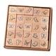 thumbnail image 1 of 25x Mini Sellos Manualidades Sellos De Madera De Bricolaje Para Pintar Diario De Diario Feliz Planificador Mariposa, 1 of 5