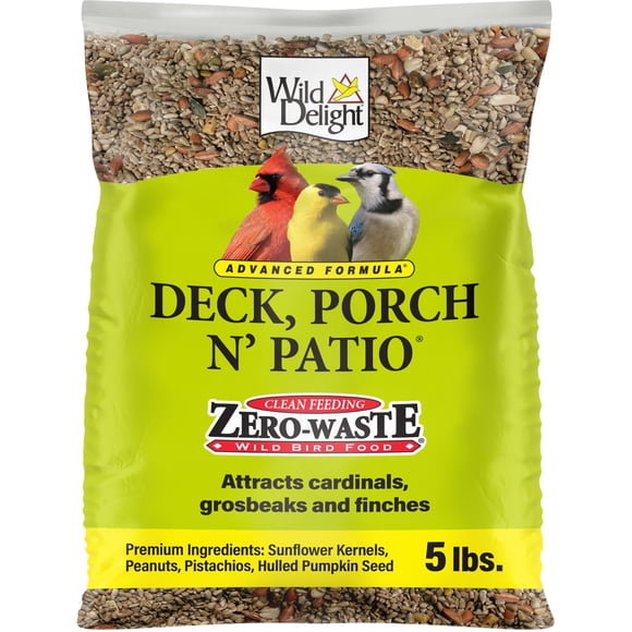 Wild Delight Deck, Porche y Patio Alimento para Pájaros Sin Desperdicio 2.3 kg