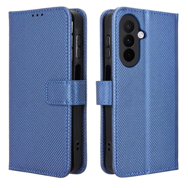 Funda Billetera para Motorola MOTO Edge 60 Pro con Ranuras y Soporte Azul