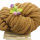 thumbnail image 4 of Xiao Hua Hilo Artesanal Hilado Grueso Marrón Oscuro 1 Rollo 250g - Sensación de Felpa Ultrasuave, Adecuado para Bufandas de Felpa para Principiantes Hilo de Cuatro Estaciones Invierno Cómodo, 4 of 4