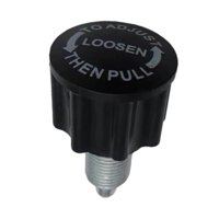 Ioensy - Perilla De Tracción Para Bicicleta Estática M16, Color Negro, Altura 6,3 Cm