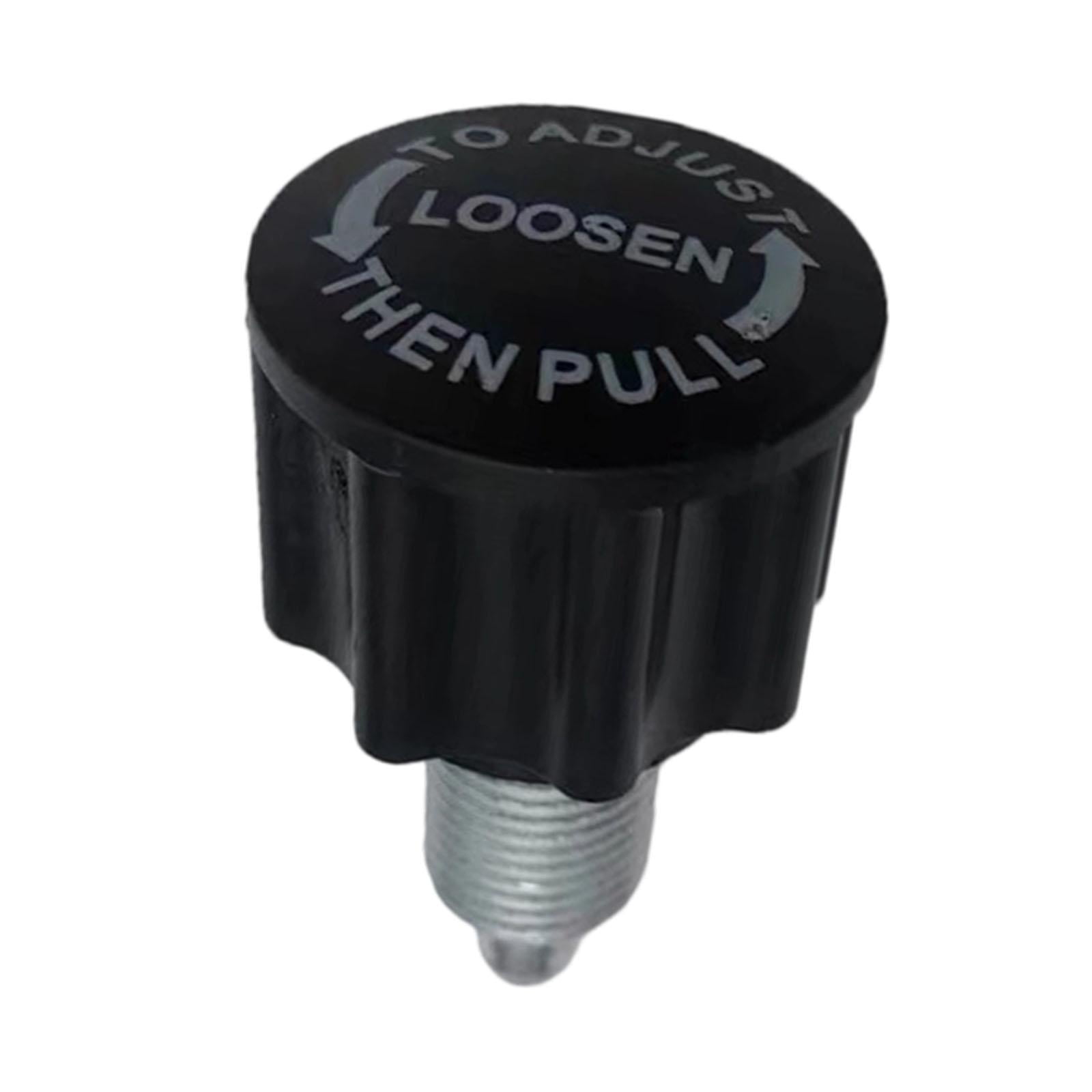 Ioensy - Perilla De Tracción Para Bicicleta Estática M16, Color Negro, Altura 6,3 Cm