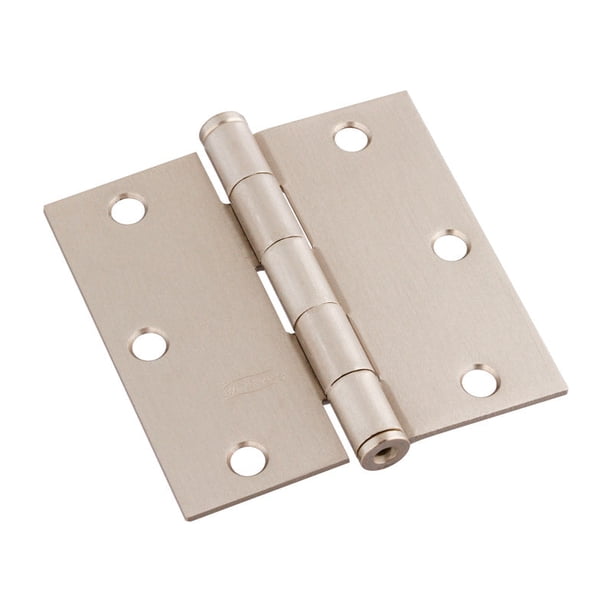 Bisagra para puerta National Hardware, níquel satinado, 3 pulgadas, paquete de 1 unidad