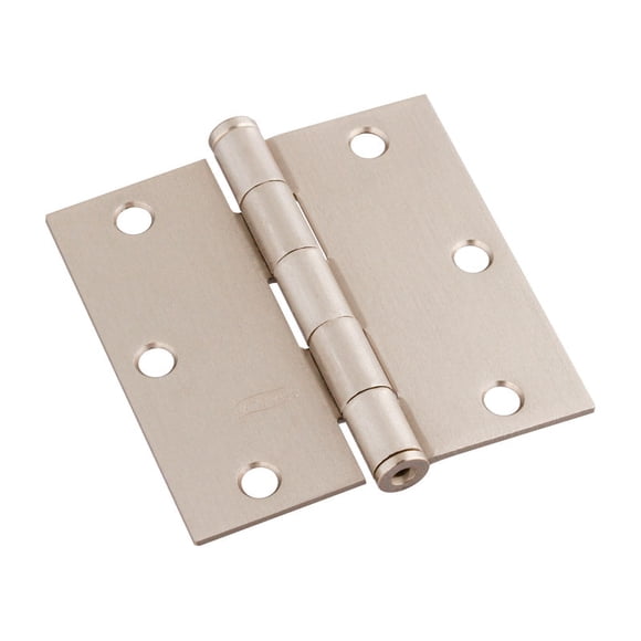 Bisagra para puerta National Hardware, níquel satinado, 3 pulgadas, paquete de 1 unidad