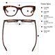 thumbnail image 4 of Gafas de lectura CADDIS Miklos Tortuga +1,25 dioptrías, 4 of 7