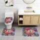thumbnail image 2 of Juego de 3 Alfombras de Baño Terciopelo Coral Dungeons & Dragons Desmarcar, 2 of 6