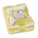 thumbnail image 1 of Manta Genteele Sherpa Super Soft de 100 x 125 cm, color amarillo/blanco, 1 of 6